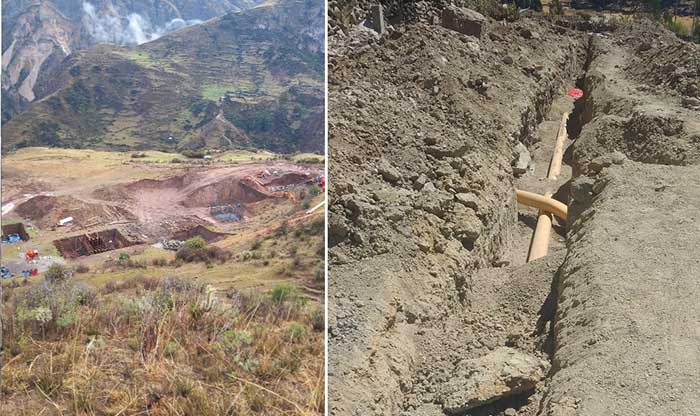 Detectan irregularidades en obra de agua y saneamiento que ejecuta Municipalidad Provincial de Antabamba